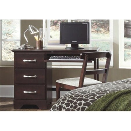 Carolina Furniture Carolina Furniture Works 471300 Desk - Computer 3 Drawer - Espresso 471300